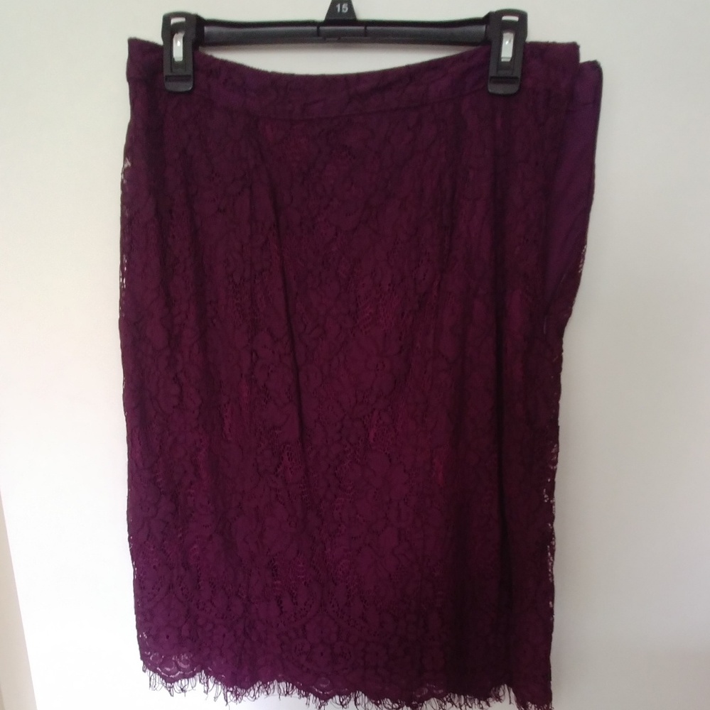 Stylish lace skirt